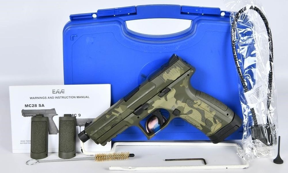 Lot 282: NEW Girsan MC9 Disruptor OD Green Camo 9mm