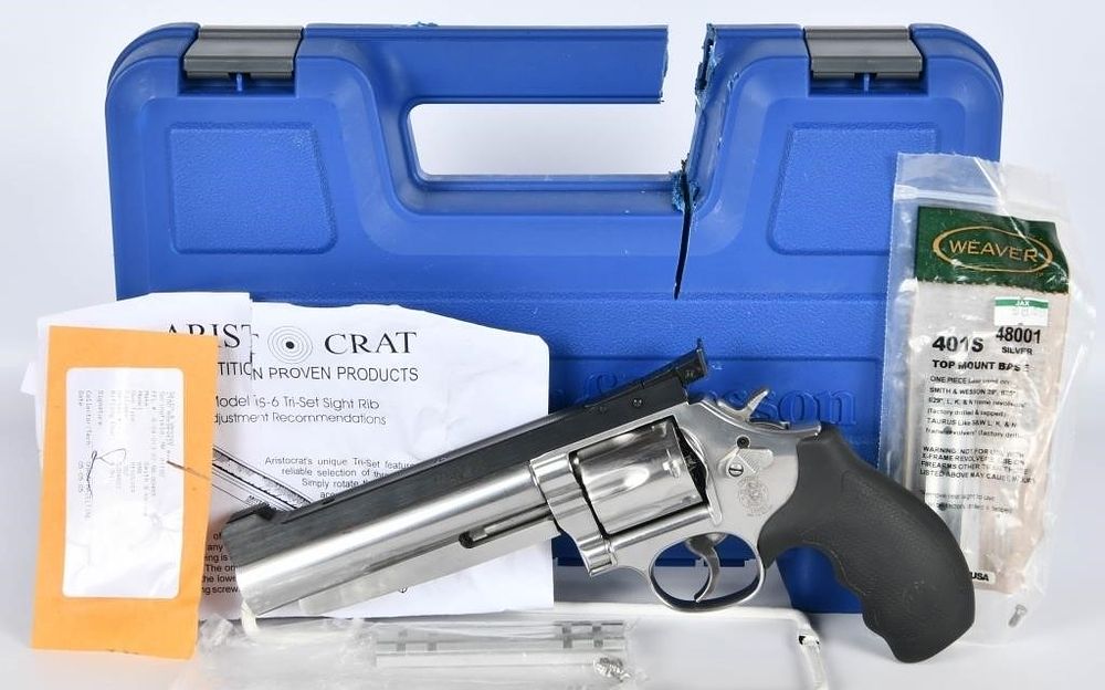 Lot 312: Smith & Wesson 686-6 Custom Target Revolver .357