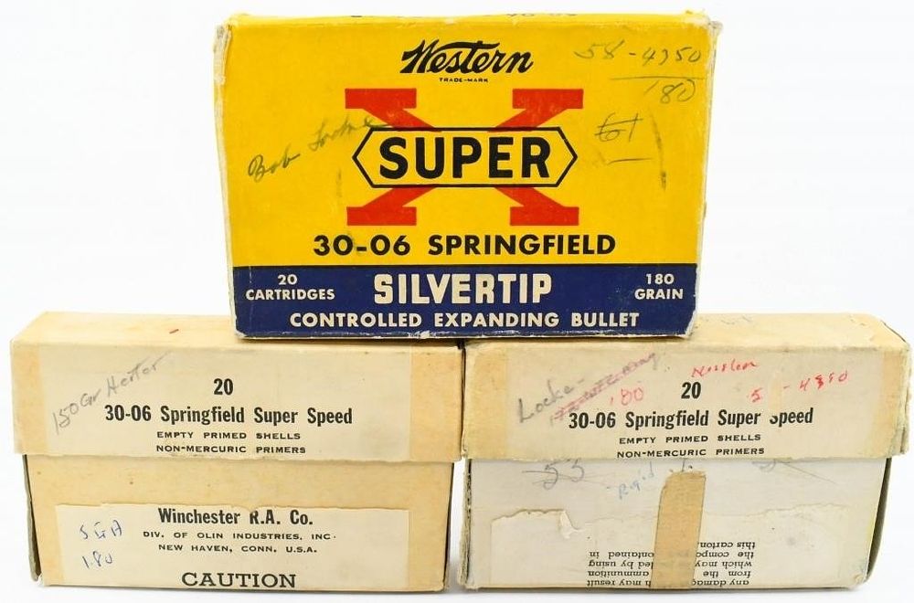 Lot 325: 60 Rounds of .30-06 Ackley IMP Ammunition