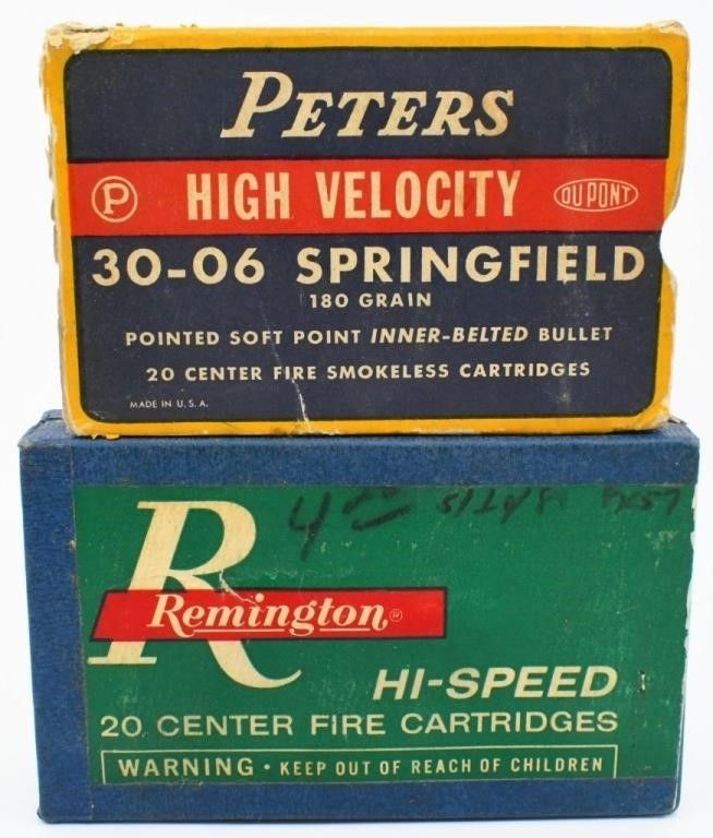 Lot 361: 38 Rounds Of .30-06 & 8mm Ammunition