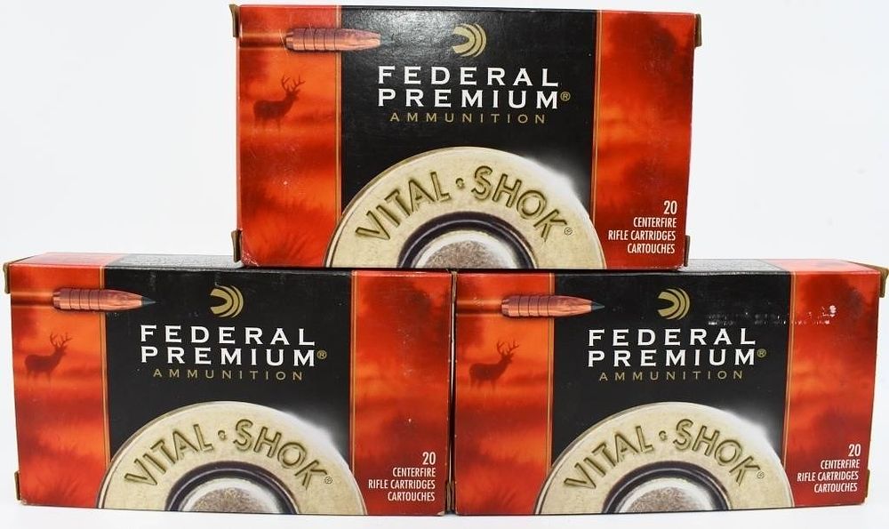 Lot 376: 60 Rounds Of Federal 26-05 Rem Ammunition