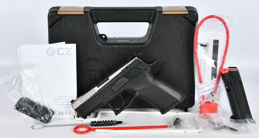Lot 378: CZ 75 P-07 Duty Semi Auto Pistol 9MM