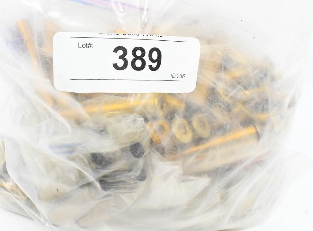 Lot 389: 5 Lbs Of Mixed Caliber Empty Brass Casings