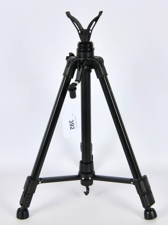 Lot 392: Unmarked Adjustable Rifle Shooting Stand