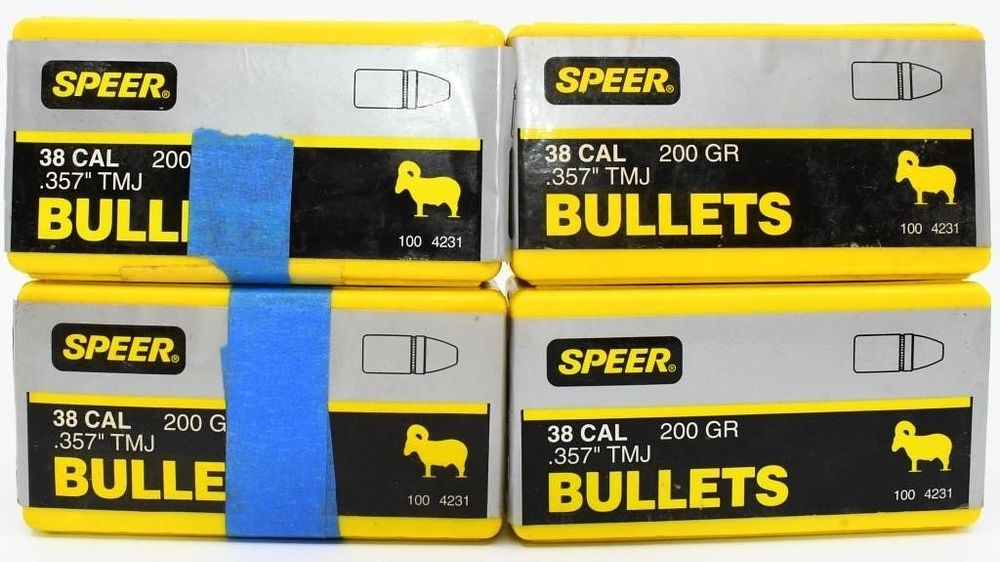 Lot 415: Approx 400 Ct Of Speer .38 Cal Reloading Bullet