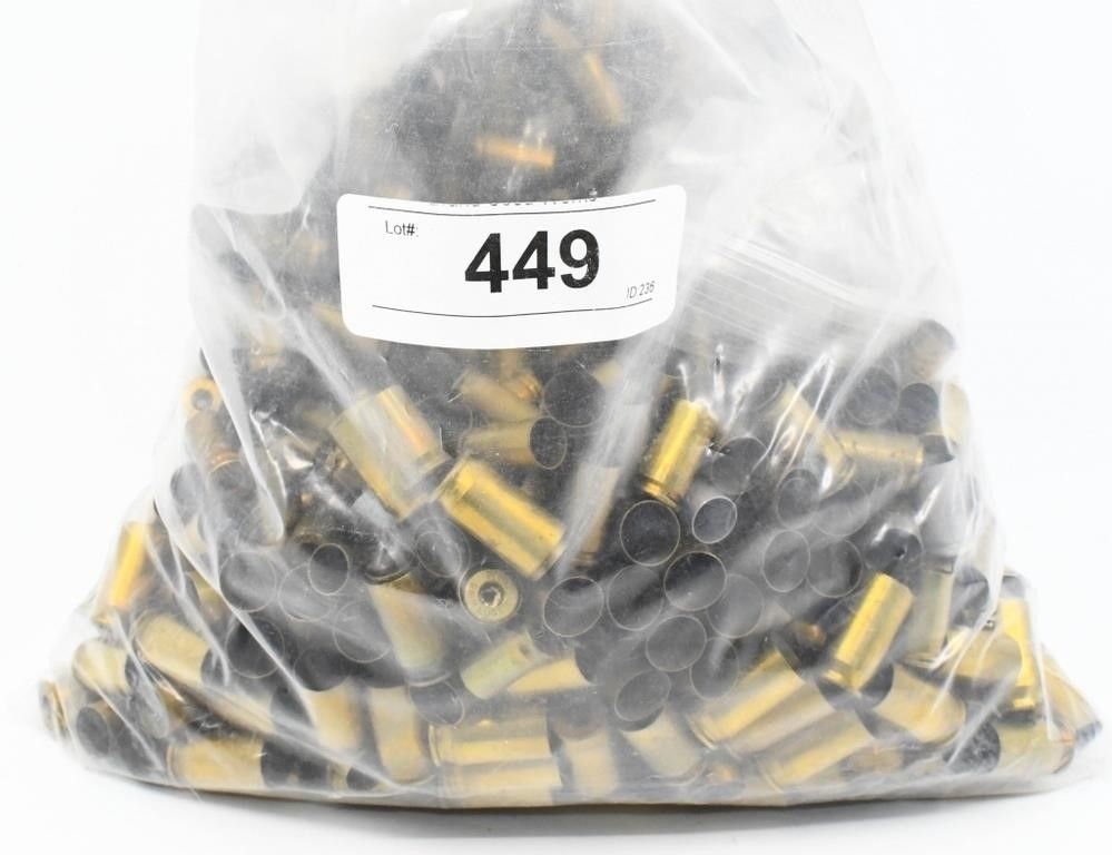 Lot 449: 7 LBS Of Mixed Empty Brass Casings