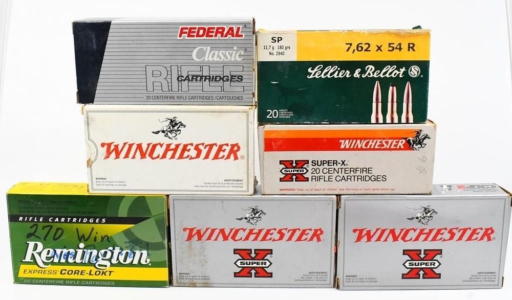 Lot 451: Lot of Various Empty Brass Casings For Reloading