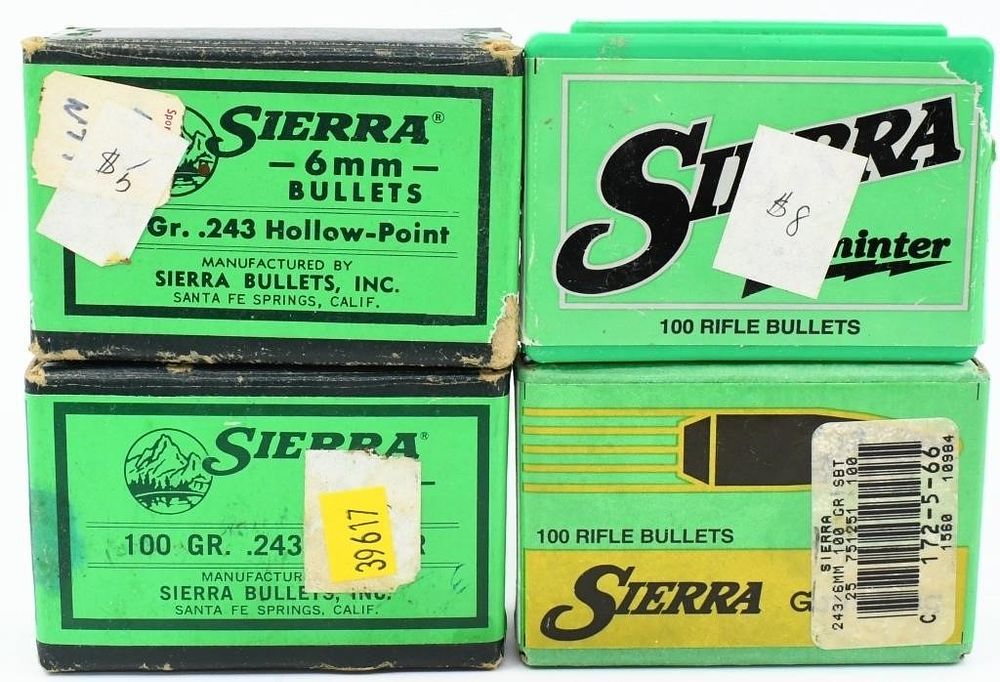 Lot 475: 400 Count Of Sierra 6mm Reloading Bullet Tips