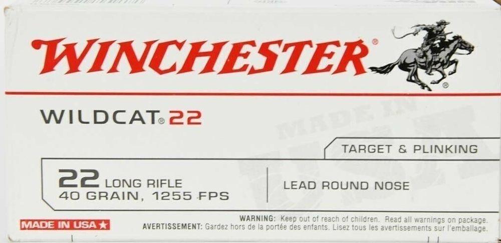 Lot 504: 500 Rounds Of Winchester Wildcat .22 LR Ammo...