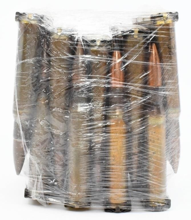 Lot 511: 95 Rounds Of Ball M2 .30-06 SPRG Ammunition