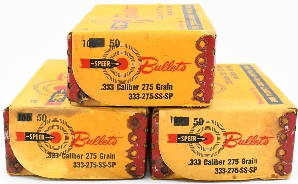 Lot 520: Approx 150 Ct Speer .333 Caliber Reloading Bullet