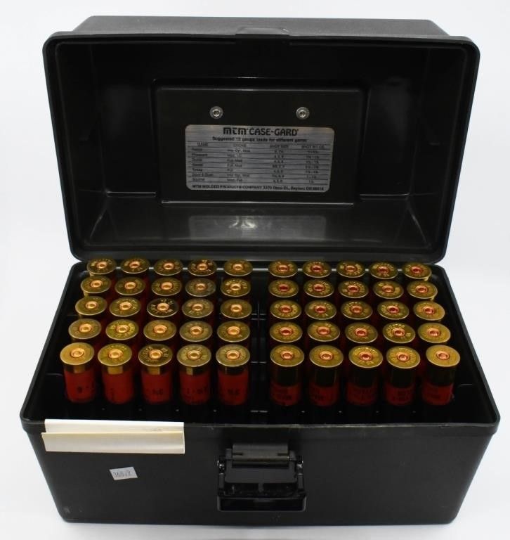 Lot 523: 100 Rounds Of 12 Ga Shotshells W/ Case Gard