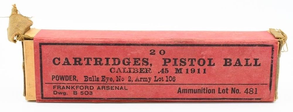 Lot 541: 20 Rounds Of Frankford M1911 .45 ACP Ammo