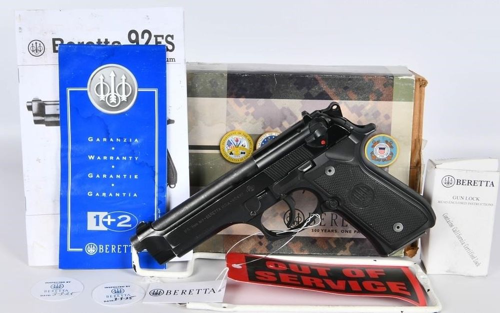 Lot 549: U.S. Airforce Cadet Beretta M9 Parts Pistol