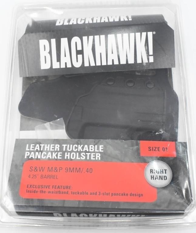 Lot 557: NIP Blackhawk Size 1 Tuckable Pancake Holster