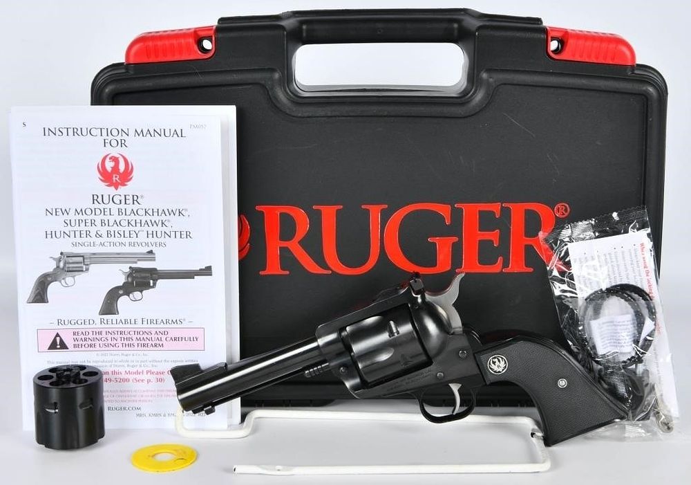 Lot 558: NEW Ruger New Model Blackhawk Convertible .357/9MM
