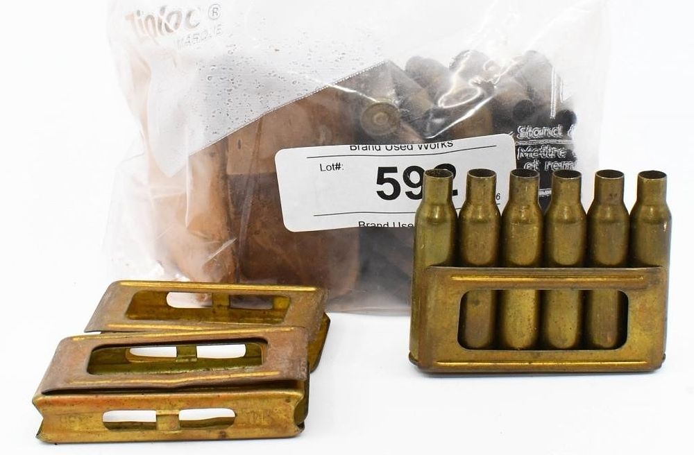 Lot 592: 24 Rds Of 6.5x52mm Carcano Ammo W/ Brass