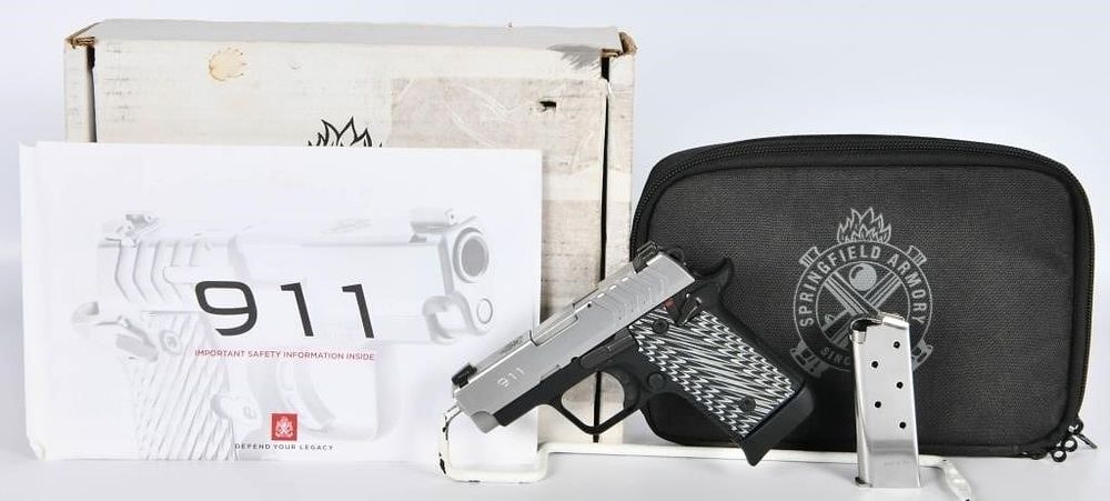 Lot 600: Springfield 911 Semi Auto Stainless Pistol .380
