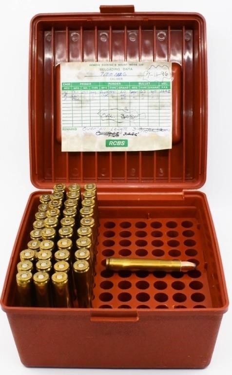 Lot 622: 33 Rounds Of .458 Lott Ammunition
