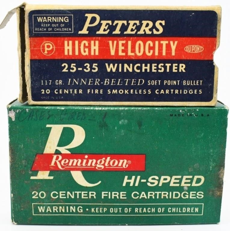 Lot 640: 22 Rounds of .444 Marlin, & 25-35 Win Ammo