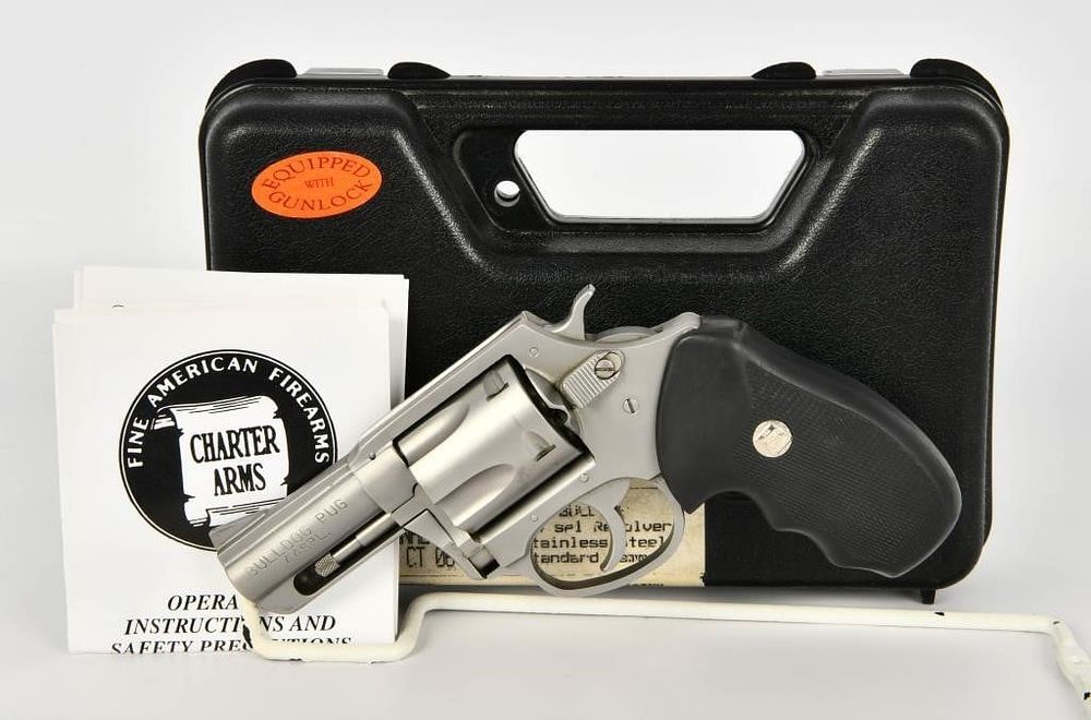 Lot 645: Charter Arms Bulldog Pug Stainless .44 SPL