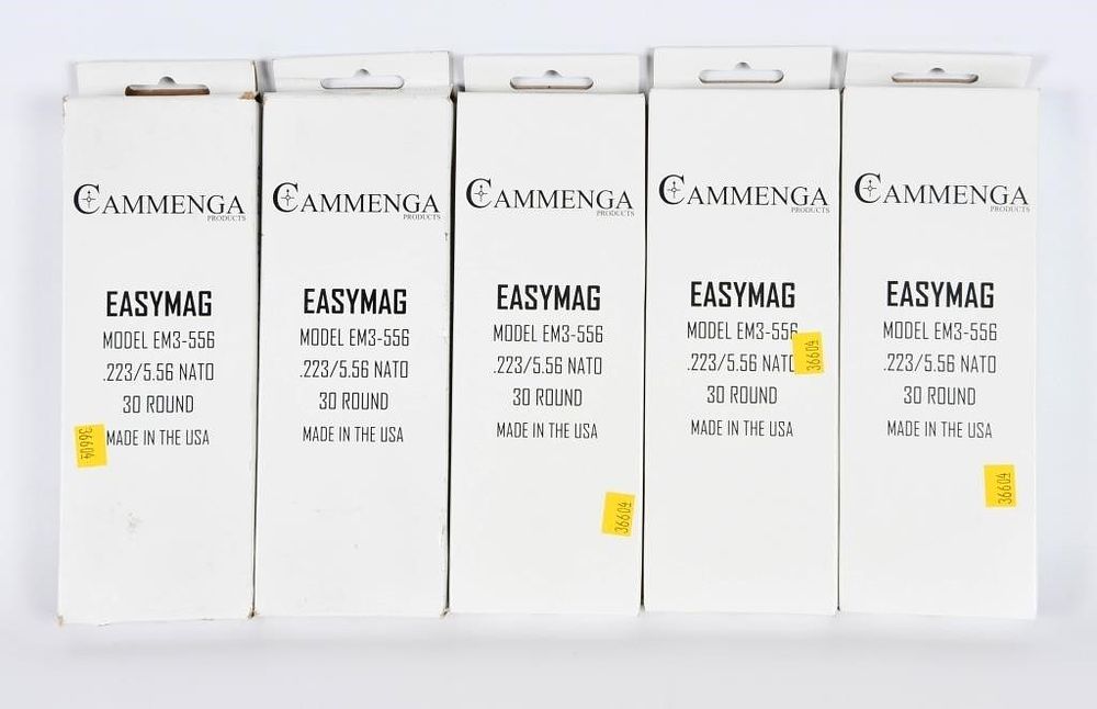 Lot 665: 5 New Cammenga Easymag Mags For .223/5.56