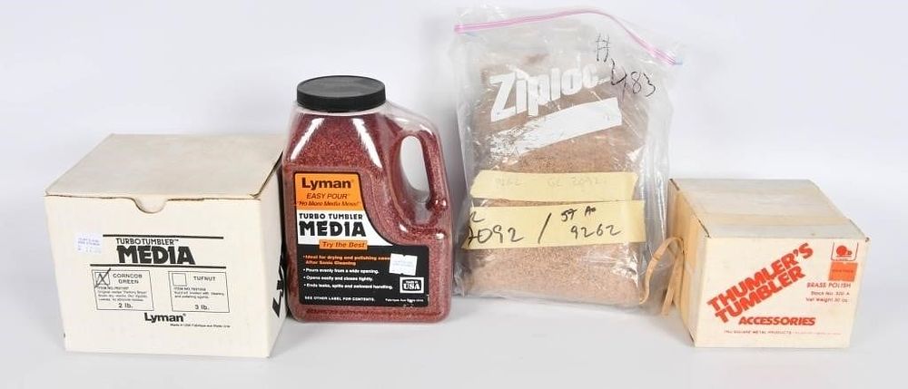 Lot 671: Lot Of Various Type Reloading Tumbler Media