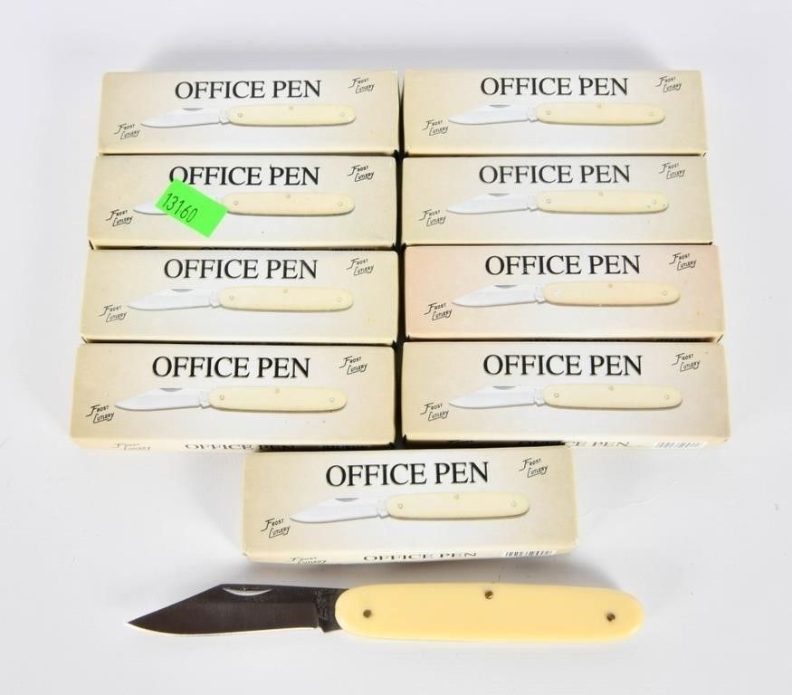 Lot 683: 9 New Frost Cutlery Office Pen Knives