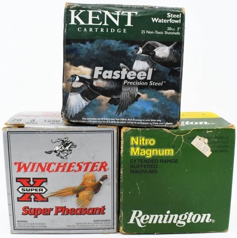 Lot 1069: 61 Rounds Of Mixed 20 Gauge Shotshells