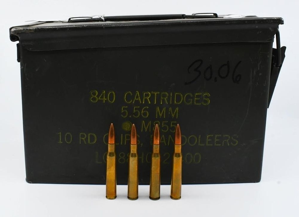 Lot 1096: 93 Rounds Of .30-06 SPRG Ammunition