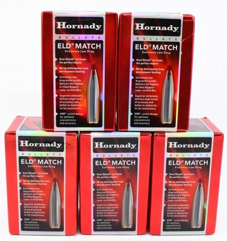 Lot 1114: 500 Count Of Hornady 6.5mm Bullet Tips