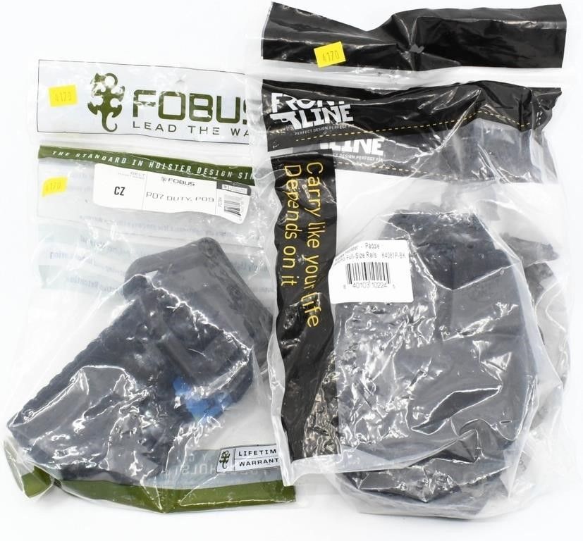 Lot 1136: Lot of 2 Holsters - CZ P07 & P09 & a Jericho Full