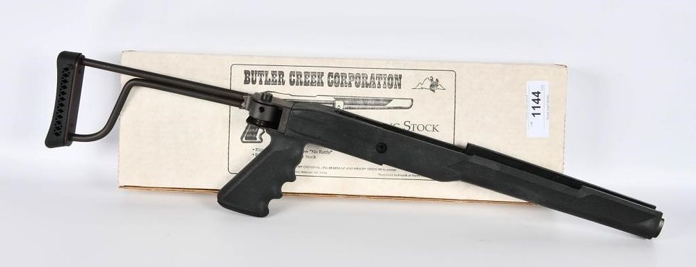 Lot 1144: Butler Creek Ruger 10/22 Folding Mini 14/30 Stock