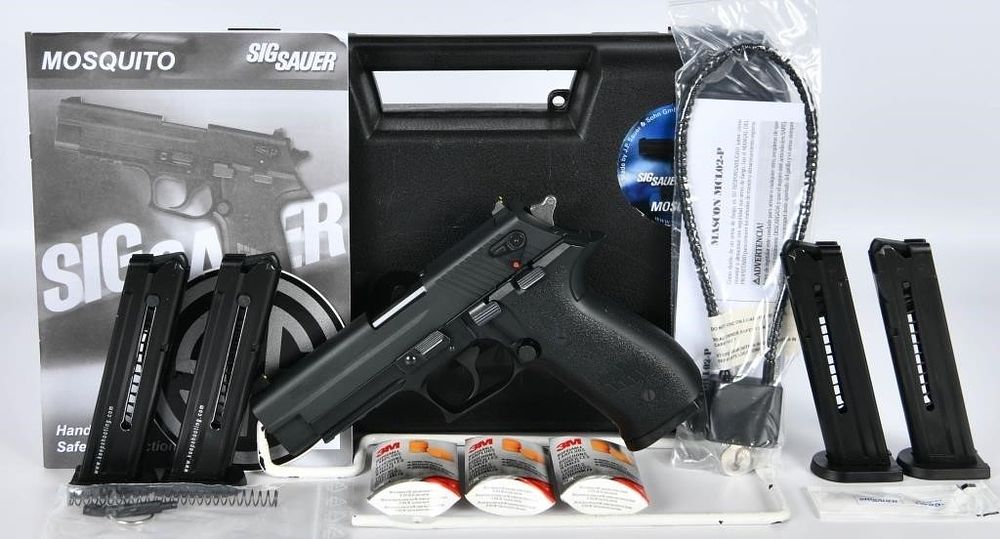 Lot 1155: Sig Sauer Mosquito Semi Auto Pistol .22 LR
