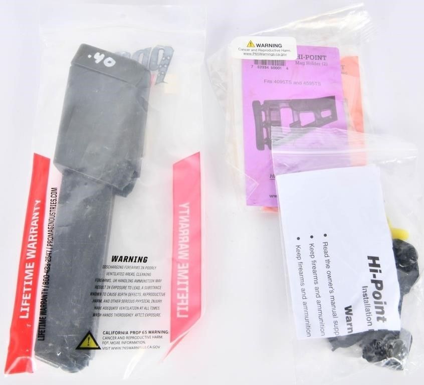 Lot 1187: One Hi-Point 4095 TS Magazine .40 S&W 15 Round