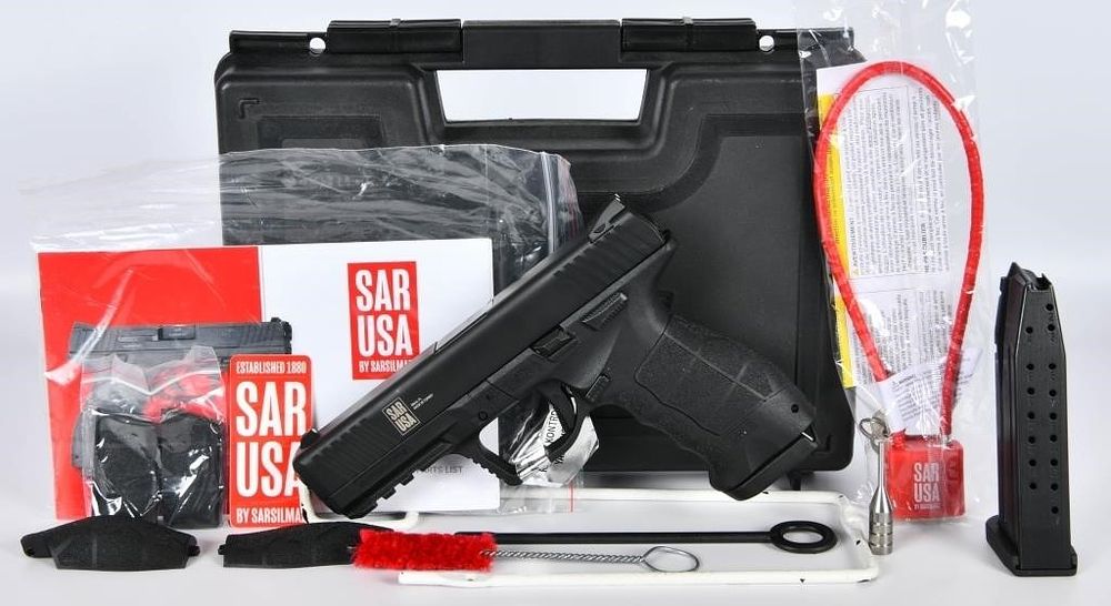 Lot 1197: NEW SAR USA SAR9 Striker Fired Pistol 9MM