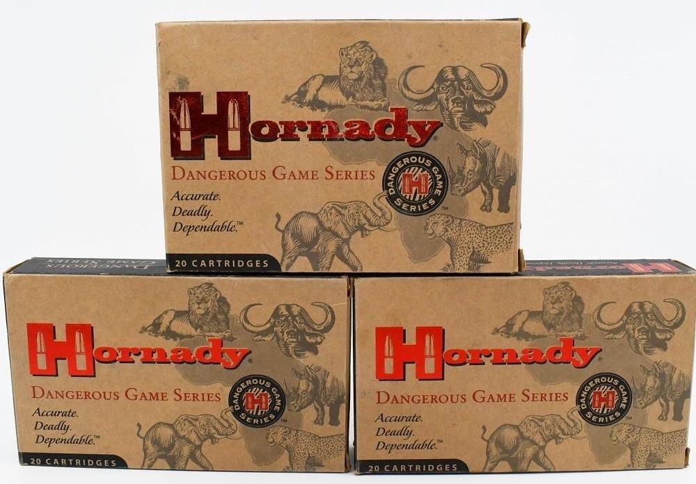 Lot 1213: 49 Rounds of .416 Ruger & .416 Rigby Ammunition
