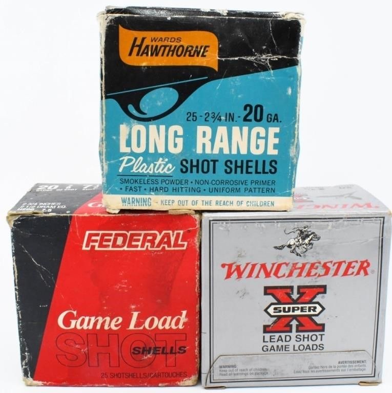 Lot 1219: 75 Rounds Of Mixed 20 Gauge Shotshells
