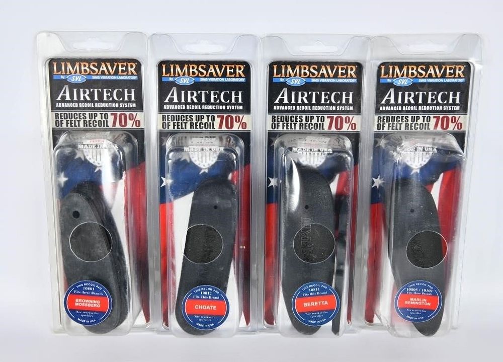 Lot 1241: 4 NIP Airtech Limbsaver Recoil Pads