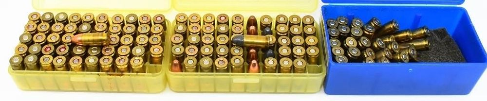 Lot 1249: 150 Rounds Of 9mm Reman Ammo & Bullet Tips