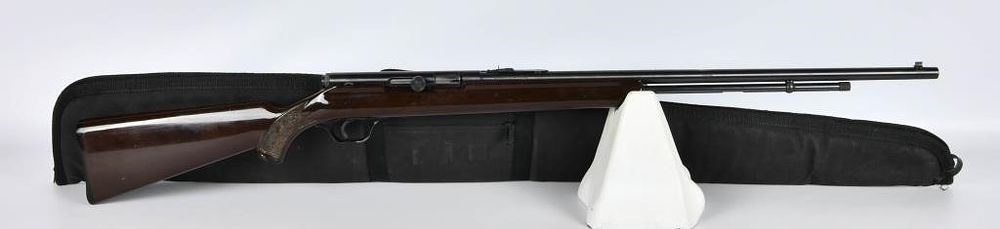 Lot 1254: Savage Stevens Model 87A Tube Fed .22 LR Rifle