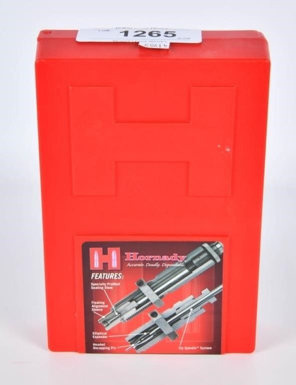 Lot 1265: Hornady Custom .416 Rigby Reloading Dies