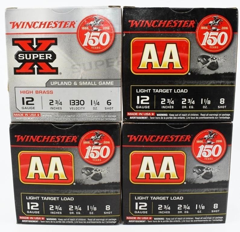 Lot 1321: 100 Rounds Of Winchester 12 Ga Shotshells