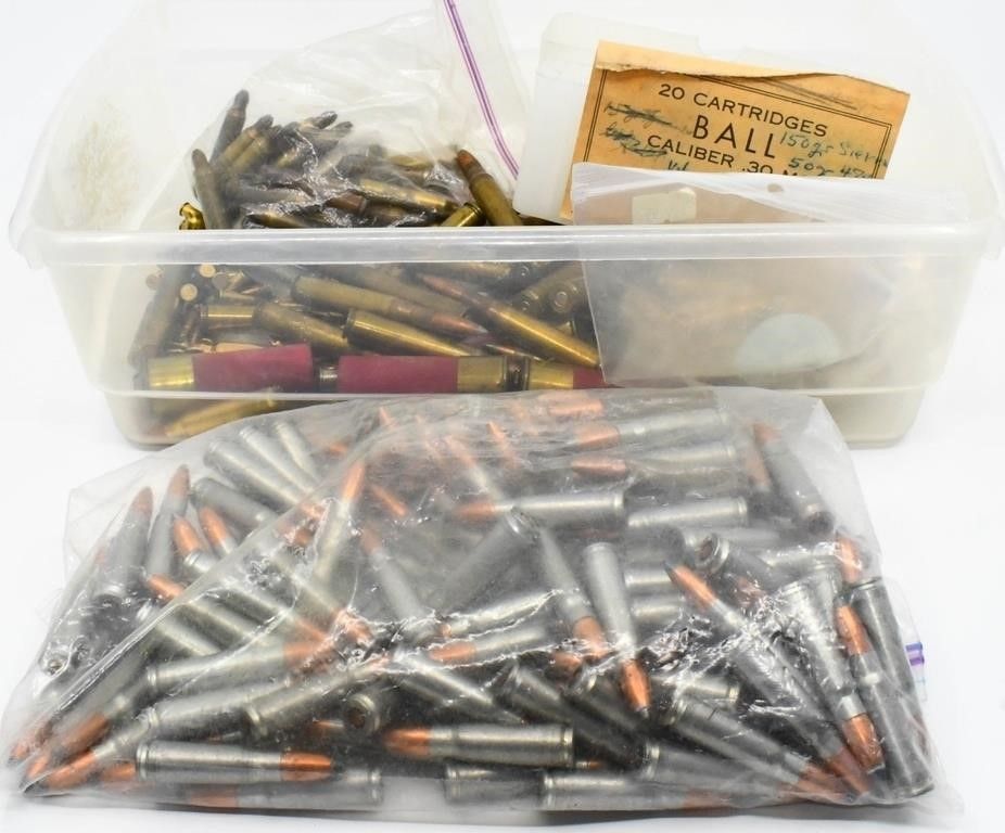 Lot 1339: Large Lot of Various Caliber Ammunition