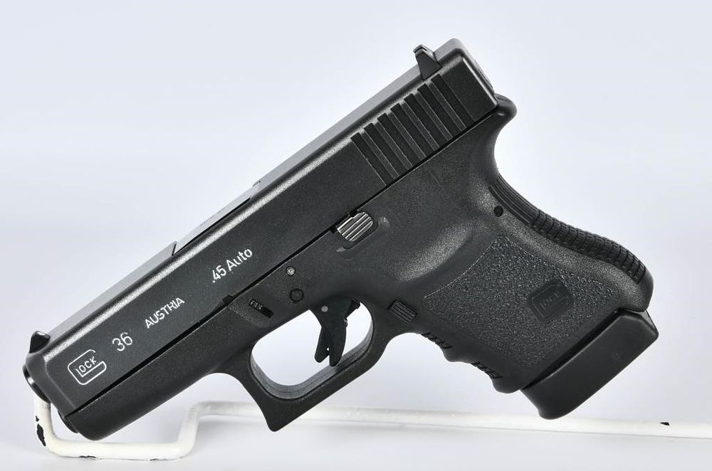 Lot 1353: Glock 36 Compact Semi Auto Pistol .45 ACP