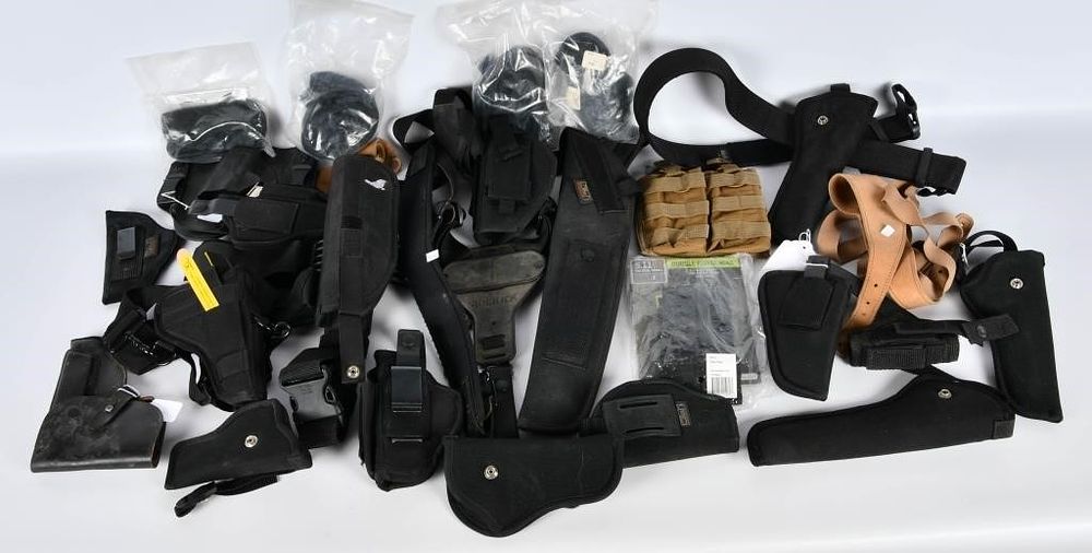 Lot 1376: Large Lot of Various Style Holsters