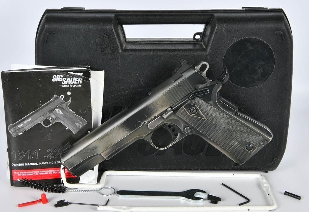 Lot 1389: SIG Sauer 1911-22 Semi Auto Pistol .22 LR