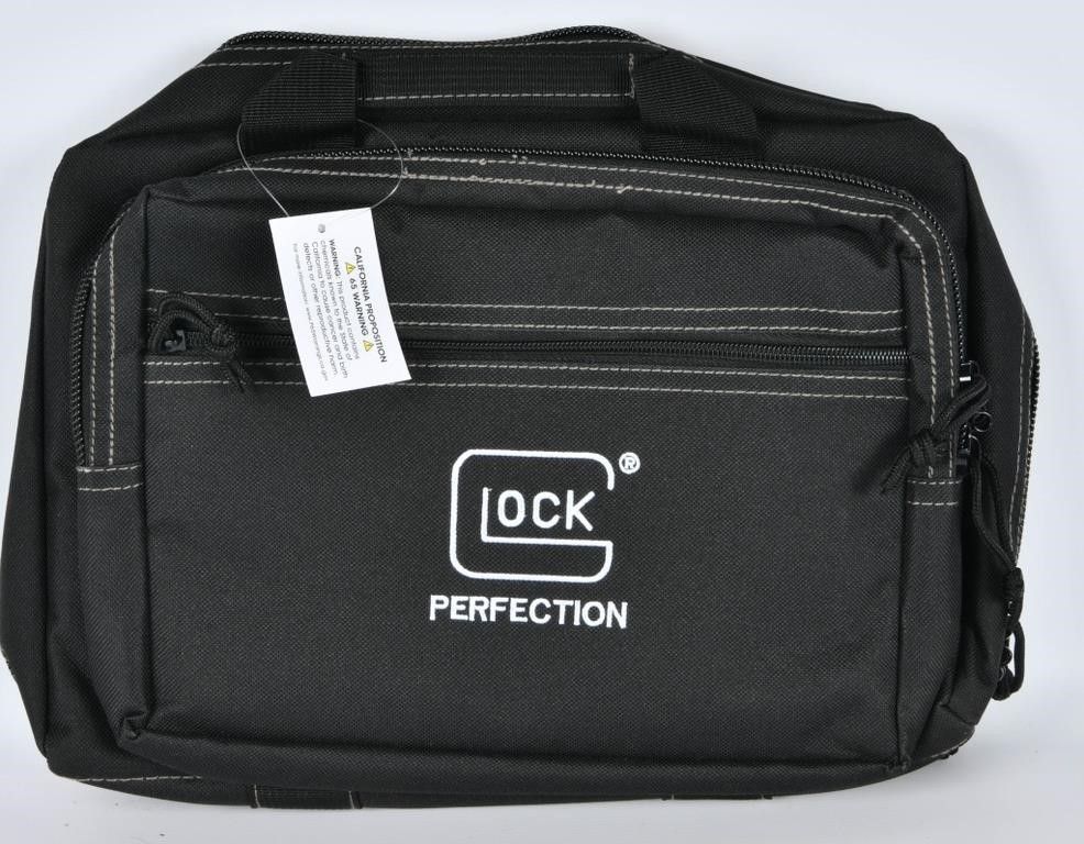 Lot 1403: NIP Glock Black Nylon Soft Padded Pistol Case