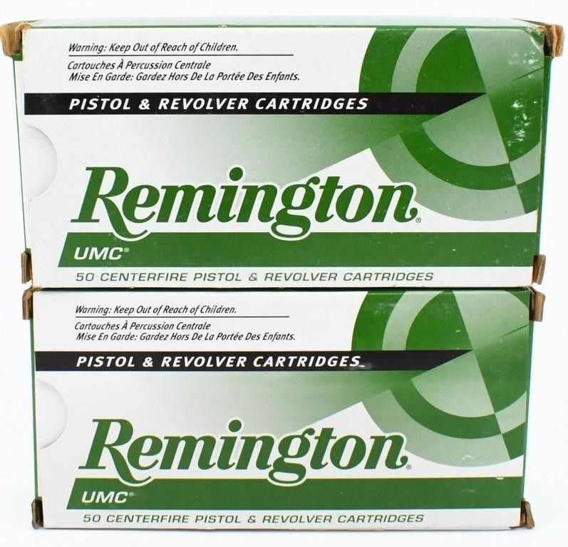 Lot 1405: 100 Rounds Of Remington .38 SPL +P Ammunition