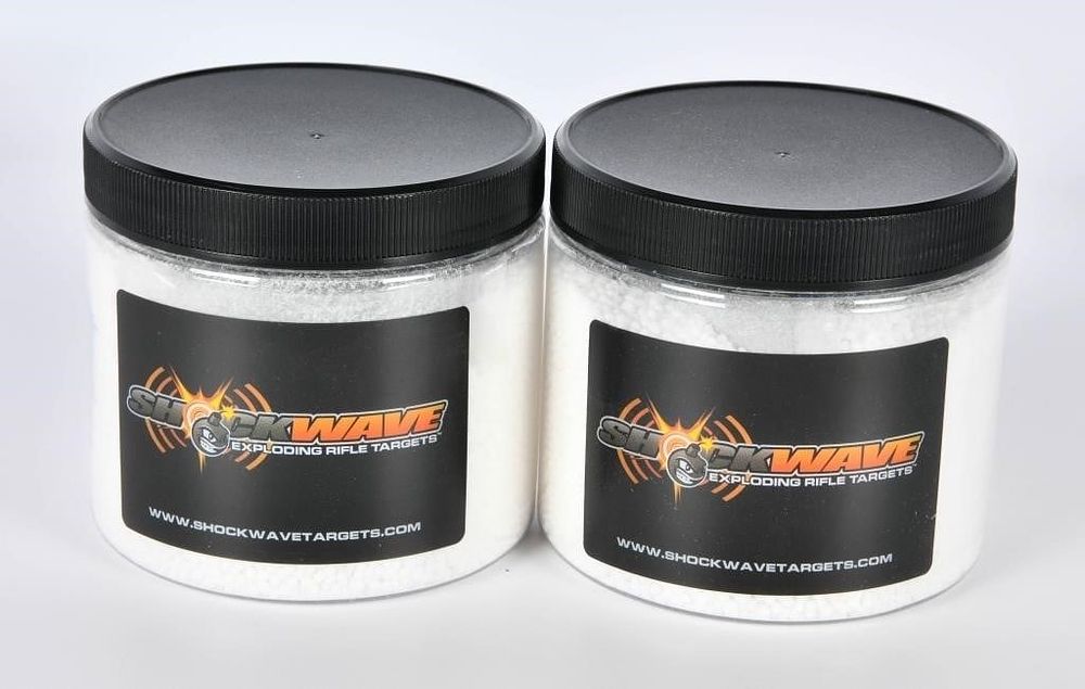 Lot 1424: 2 Containers Of Shockwave Mixing Boom Target